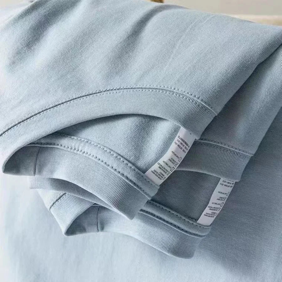 100% Cotton T-shirt Men Women Solid Color O Neck Short-sleeved Tops Summer Korean Loose Half-sleeve T Shirt Unisex M-4XL Main image