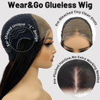 NEW 10A 6x5 Glueless Lace Human Hair Wigs Ready To Wear And Go Short Curly Ombre Highlights Brown Blonde Ginger 99J Colored Wigs