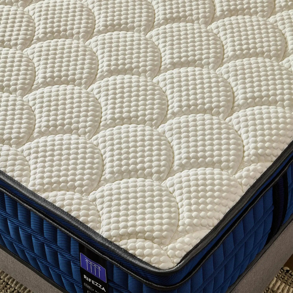 14in Medium-Firm Gel Memory Foam Hybrid Mattress Twin XL Cooling Motion Isolation Fiberglass-Free Customized