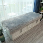 Luxury Faux Sheepskin Carpet Modern Living Room Home Decor Imitation Wool Mat Balcony Window Cushion Kids Bedroom Rug White Gray