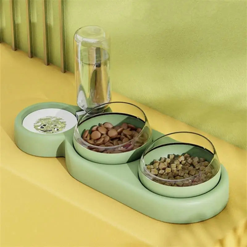 Pet Automatic Feeders 3 Bowl Pet Water Dispenser Feeders Large-diameter Dog Basin Cat Bowls Pet Automatic Feeders Wholesale Secondary image