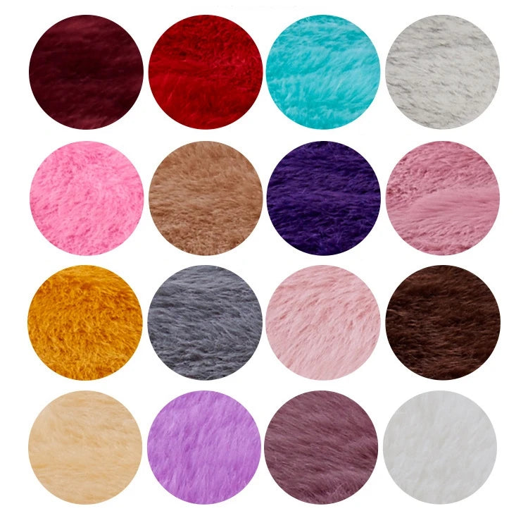 Luxury Faux Sheepskin Carpet Modern Living Room Home Decor Imitation Wool Mat Balcony Window Cushion Kids Bedroom Rug White Gray