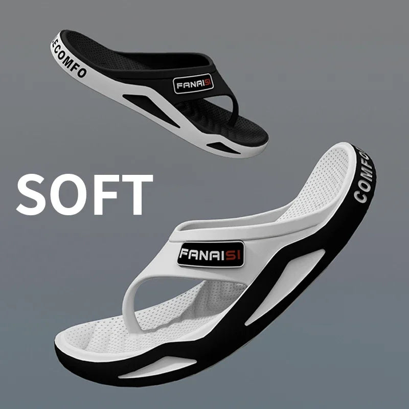 Summer Men's Flip-flops Sports Beach Sandals Men Casual Outdoor Fashion&trend Comfortable Shoes House Flip Flops Home Shoes