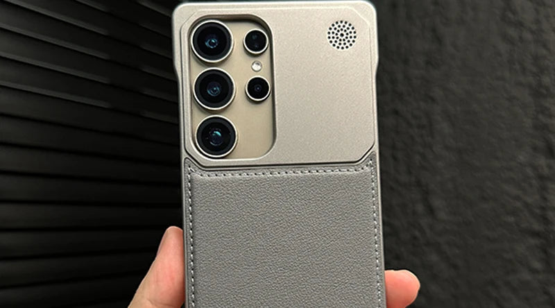 Luxury Leather Frameless Aromatherapy Case for Samsung Galaxy S25 S24 S23 Plus Ultra For Magsafe Magnetic Hybrid Shockproof Capa