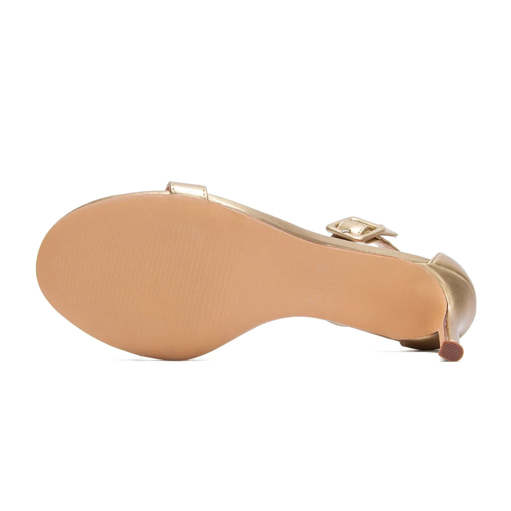 High heel sandals luxury brand 2025 summer new simple design wrap heel Girl