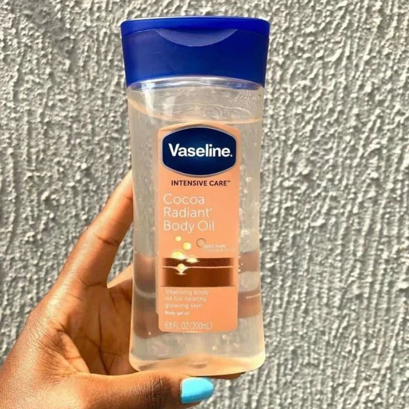 Vaseline Cocoa Body Luminous Oil 200ml Long-lasting Moisturizing Skin Care Oil Body Brightening Anti-drying Essence Care Product Main image