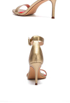 High heel sandals luxury brand 2025 summer new simple design wrap heel Girl