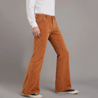 Fashion Casual Flared Pants Pant For Men Classic Simple Solid Color High-Rise Trousers Trendy Street High Street Denim Pants