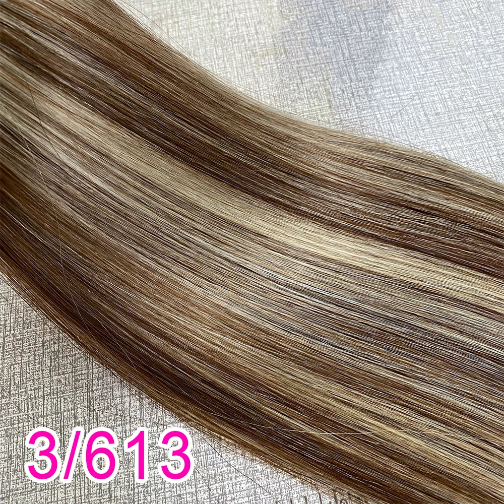 Ombre Straight Bulk Braiding Hair 100% Brazilian Virgin Remy Human Hair Extensions 613 Blonde Color Natural Hair Piece