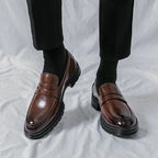 High Quality Dress Shoes Man Comfortable Business Social Leather Shoes For Man Casual Men's Italian Formal Shoes Man Loafers