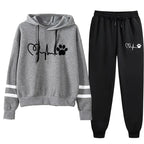 Women's Tracksuit Daily Casual Fashion Hoodies Hot Sale Single Piece Stripe Sweatshirt and Pants Comfort Outdoor Jogging Quality