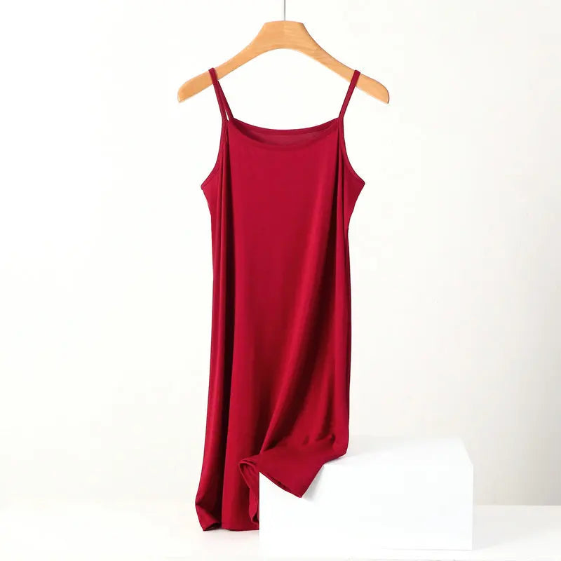XL-8XL Vestido Mujer Plus Size Sling Night Dress Women Sexy Cotton Nightgowns Female Loose Homewear Nightshirt ночнушка женская