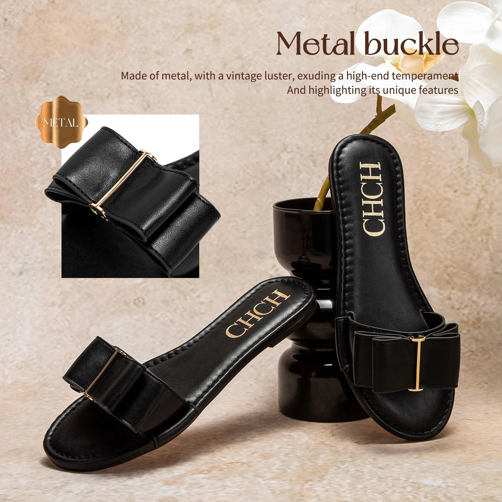2026 NEW Slippers high quality PU flat women's shoes red shoes luxury brand new listing