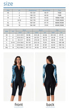 Women Swimsuit With Sleeve Female One-Piece Bathing Suit Summer Beachwear Swimming Costume Woman Full Swimwear Surfing Suit