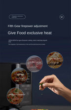 220V Midea Microwave Oven Flat Panel Microwave Baking All-in-One Machine Electric Oven Efficiency for Kitchen A