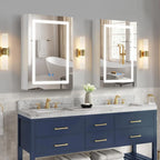 Medicine Cabinets for Bathroom,Medicine Cabinet Mirror,Lighted Medicine Cabinet with LED Lights,Adjustable Shelf,, Customized