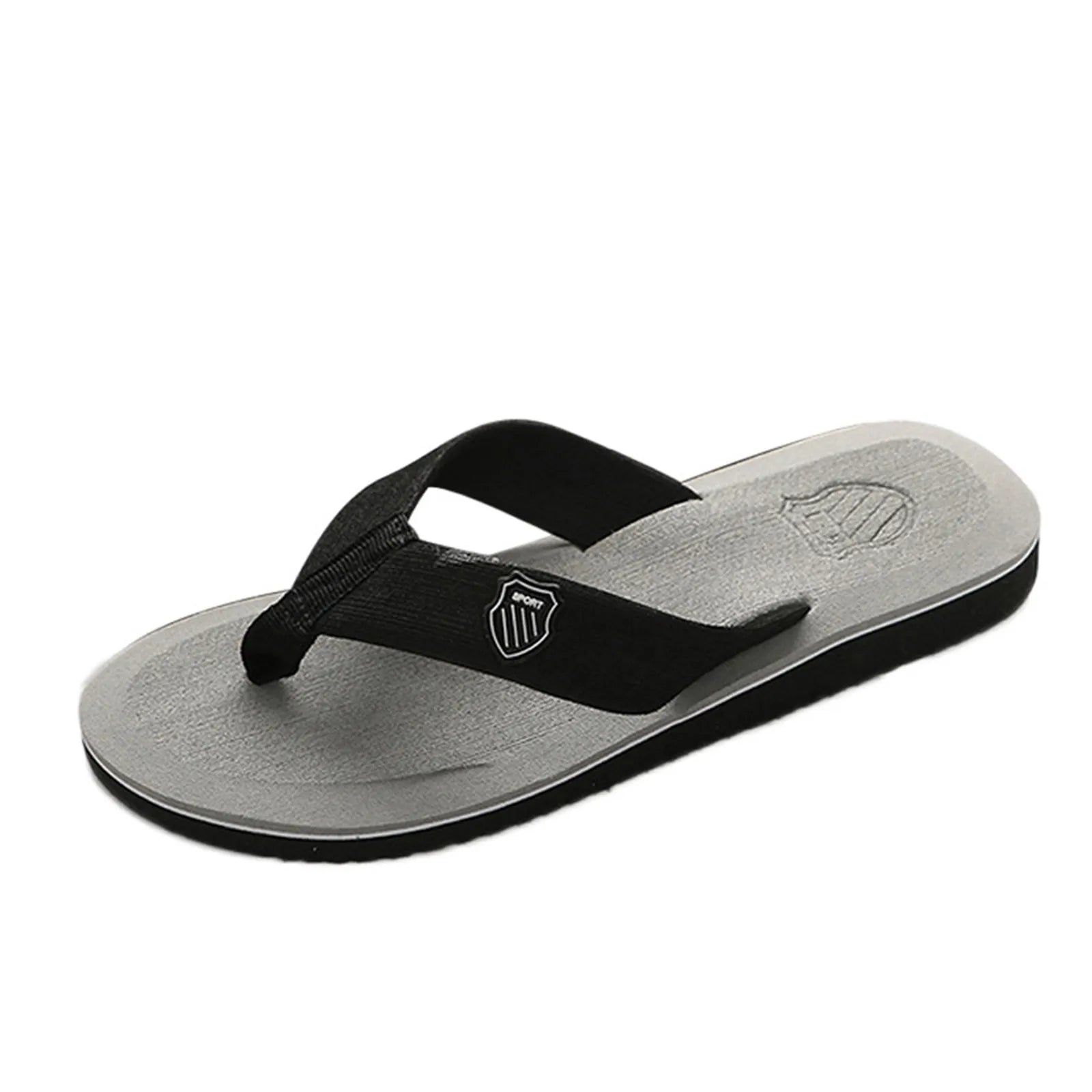 Men'S Flip Flops Simple Men'S Flip Flops Lightweight Casual Slippers Non-Slip Clip Foot Beach Vacation Seaside Play Comfortable