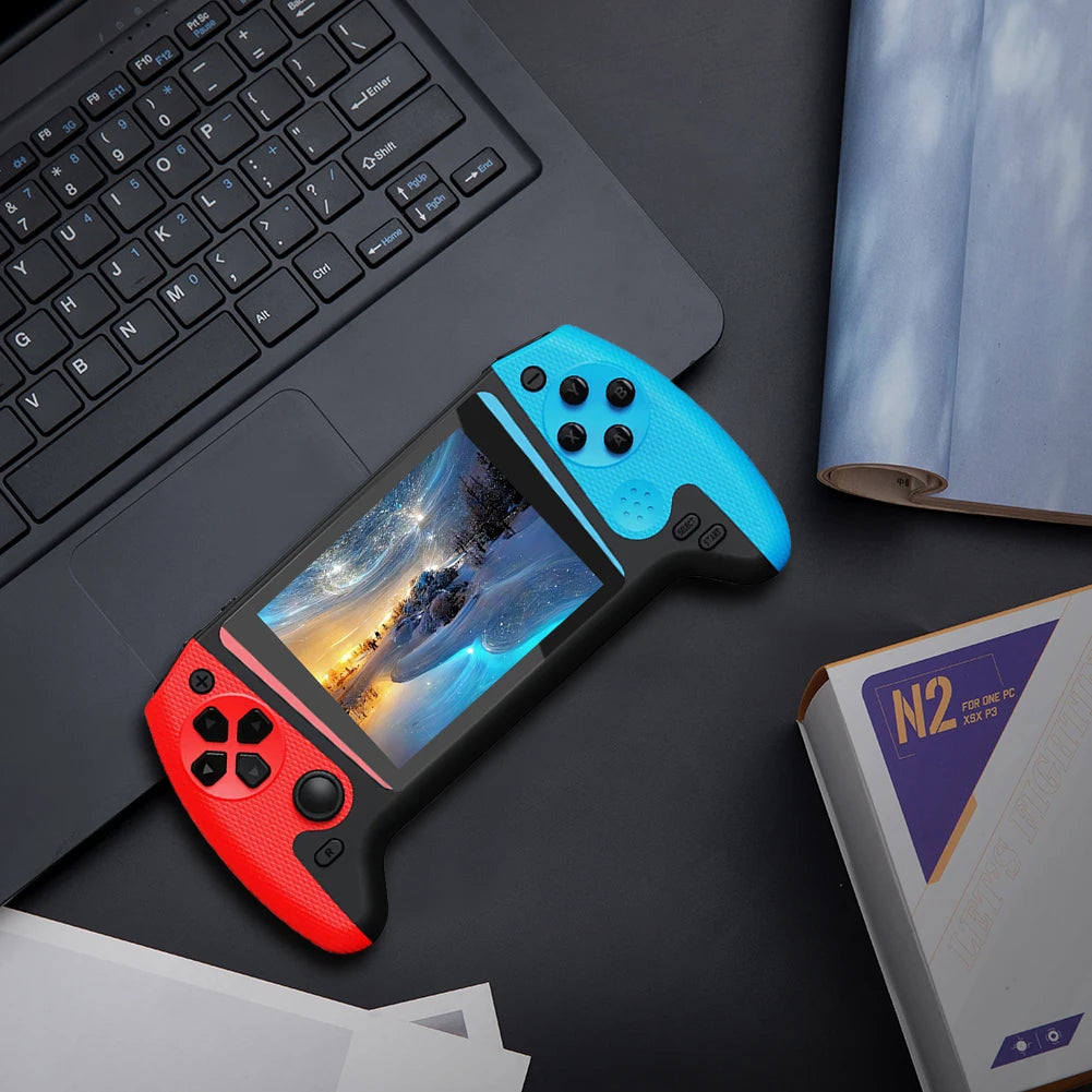 Retro Handheld Game Console 3.5inch LCD Screen Built-in 500 Games Gaming Console 1200mAh Nostalgic Game Console for Kids Adults