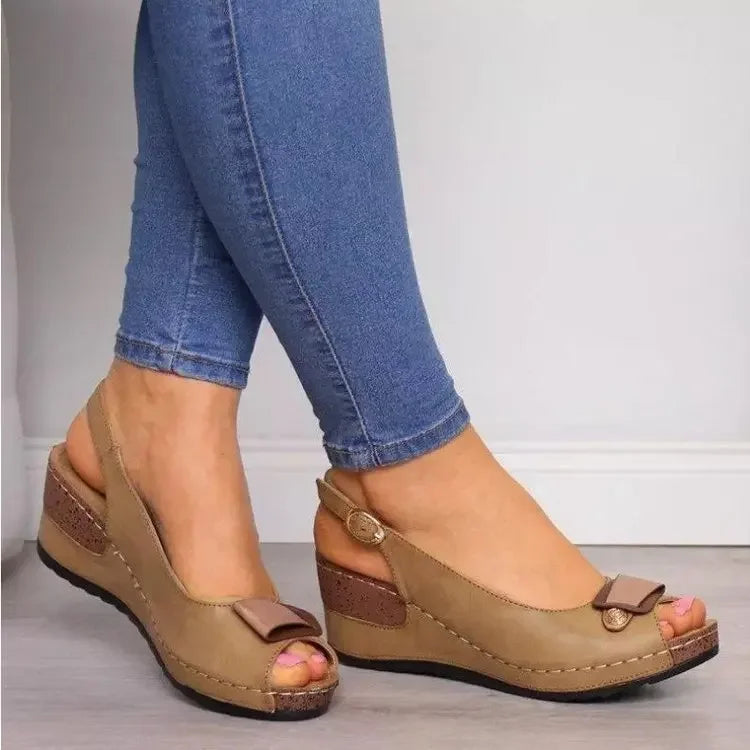 Chunky Platform Wedges Slipper  Sandals summer 2025 shoes for women Open Toe Shoes Sandals Women platform shoes