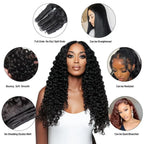Burmese Curly Hair Bundles Raw Human Hair 1/3/4 Bundles Pixie Curly 100% Unprocessed Human Hair Weave Extensions For Women Wavy
