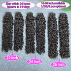 Burmese Curly Human Hair Bundles #1B Natural Color Wavy Raw Virgin Hair Weave Extensions Bouncy Curly 100% Human Hair For Women