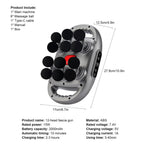 42-Heads Fascia Gun High-Frequency Vibration Body Massage Gun Back and Waist Massager Neck Shoulder Massager Muscle masajeador