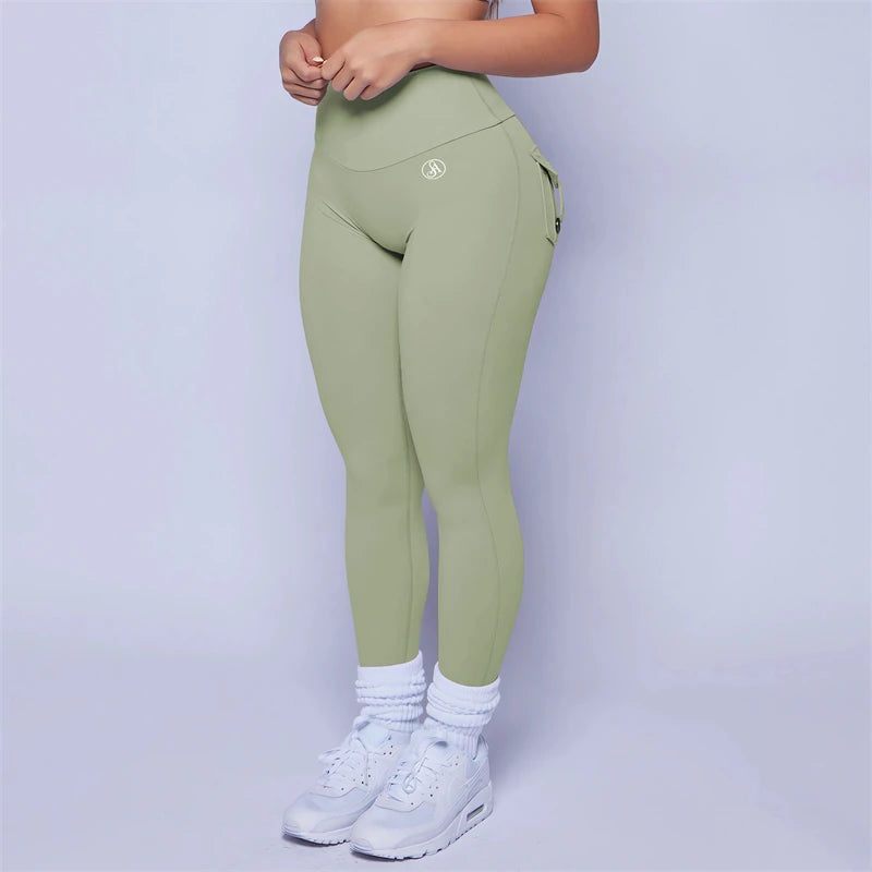 High Waist Gym Leggings – Peach Lift Yoga Pants