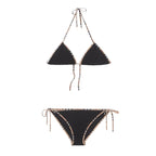 Check Bikini Sets Luxury Designer Brand Classic Print Swimsuit Two-piece Fashion Sexy Beach Swimwear 2025 Summer Women Clothing