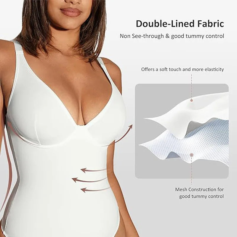 Women's sports clothing, low neck suspender, top yoga fitness bodysuit, tight fitting clothing, women's underwear, women's sexy Main image