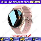 2026 New Women SmartWatch Bluetooth Call Lady Watches Sport Waterproof  Heart Rate  Sleep Smart Watch for  Women Present Gift