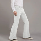 Fashion Casual Flared Pants Pant For Men Classic Simple Solid Color High-Rise Trousers Trendy Street High Street Denim Pants