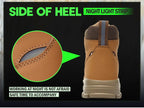 Rotating Button Work Shoes for Men Anti Puncture Work Sneakers Waterproof Work Safety Shoes Non Slip Steel Toe Tactical Boots