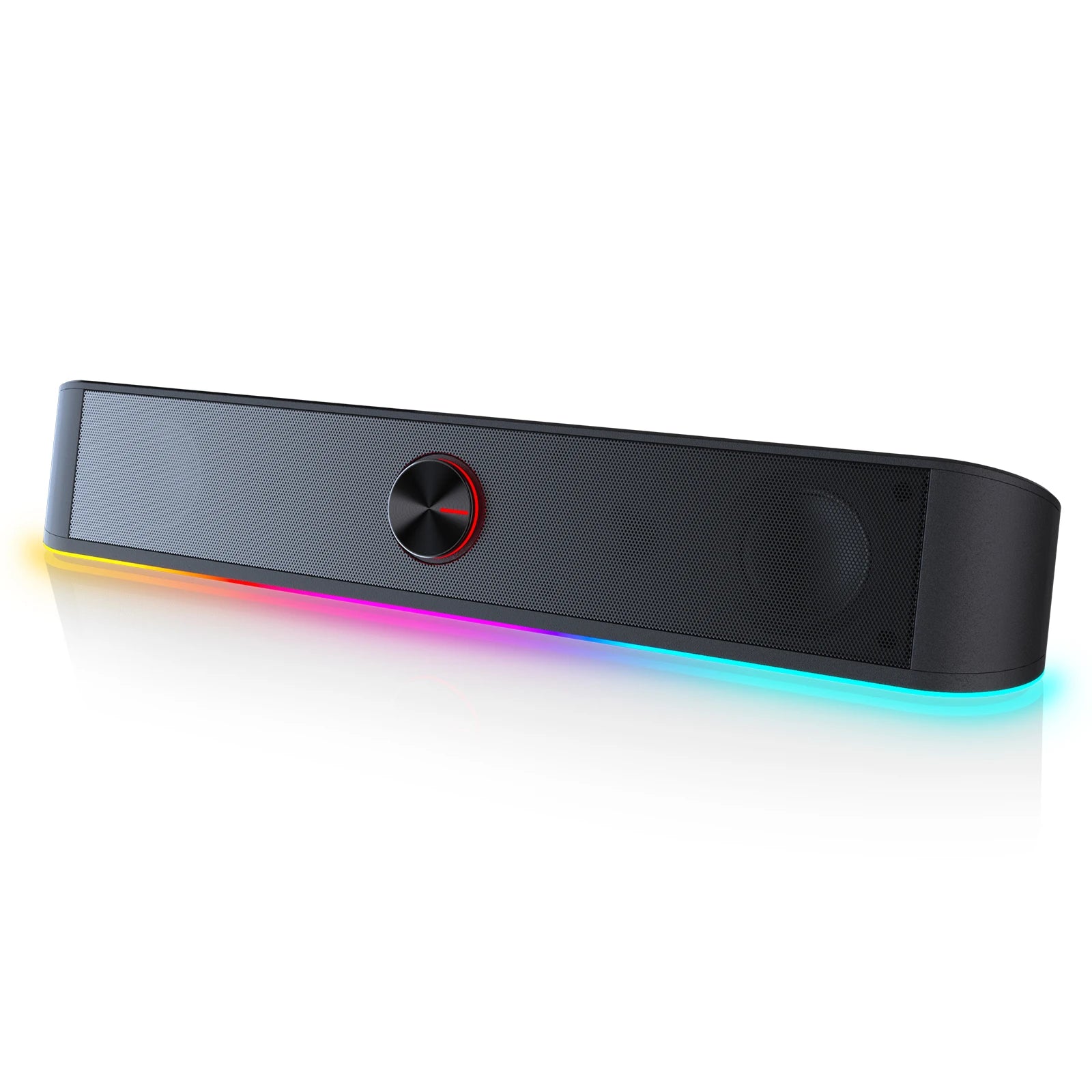 Redragon GS560 Adiemus RGB USB Desktop Soundbar, 2.0 Channel Computer Speaker with Dynamic Lighting Bar Audio-Light Sync/Display Main image