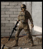 Multicam Pants +Knee Pads Men Tactical Combat Cargo Camo Trousers Trainning Hunting Clothes Quick Dry Breathable Sport Pants