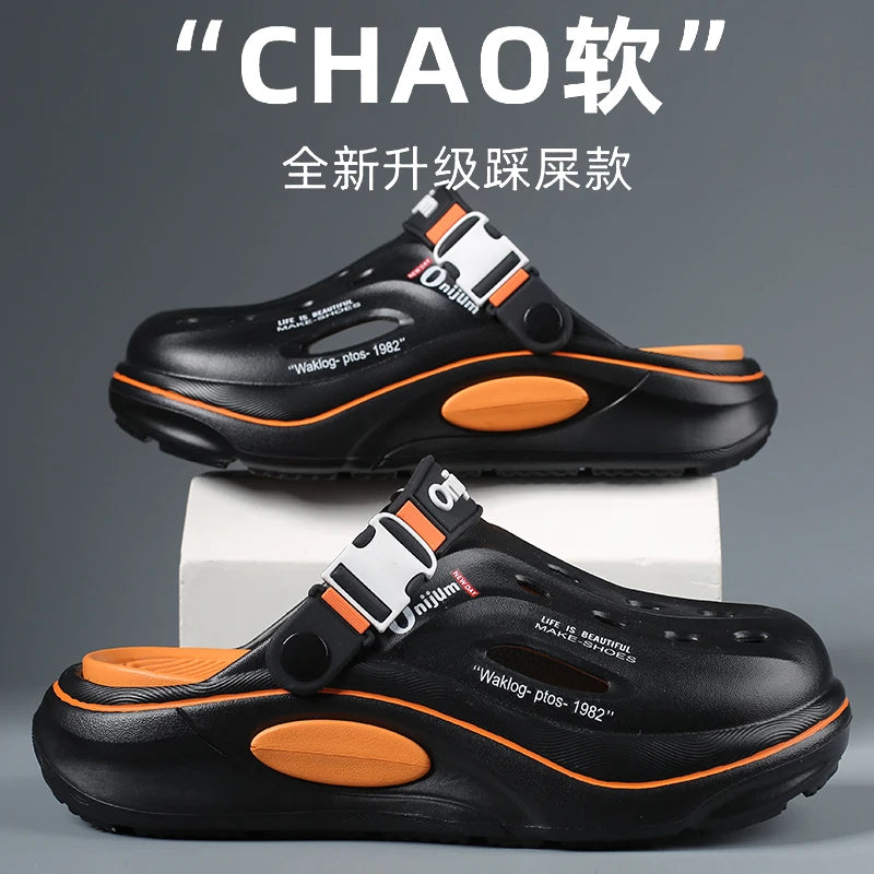 New Classic Summer Clogs Men Slipper Breathable Garden Shoes EVA Outdoor Comforty Beach Slides Home Sandals Antiskid Slippers Secondary image