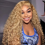 Rose Pink Small Curls Lace Front Wig 13x4 HD Deep Wave Frontal Wig for Women Synthetic Lace Frontal Wig Pre Plucked Daily