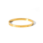 New Waterproof Cubic Zirconia Bangles Stainless Steel Bracelets Tarnish Free  Jewelry for Women Factory Wholesales Customize