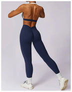 2-Piece Activewear Set – Long Sleeve Crop Top & Leggings