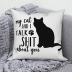 Modern Sofa Decorative Pillowcase Home Decor Set Cute Cat   Cushion Cover Throw Pillow