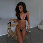 Sexy Bikini Black Brazilian Biquini Sexy Swimwear Women Extreme Bikini High Cut Swimsuit Female Bathingsuit Bodysuit Beachwear