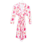 Maternity Robe,Matching Swaddle Set ,Mommy and Me Set, Floral Hospital Robe Bag,Baby Shower Gift,Mama Robe,Baby Girl Blanket