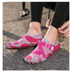 Men Women Elastic Beach Barefoot Seaside Aqua Shoe Quick-Dry Breathable Surf Wading Shoe Non Slip Upstream Swimming Water Shoe