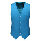 YASUGUOJI New Wedding Dress High-quality Men's Fashion Design Suit Vest Plus Size Men's Business Casual Suit Vest 15-colors