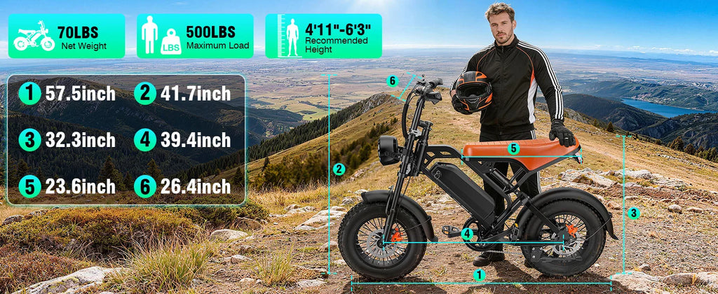 1200W All-terrain Electric Motorcycle, 48V18Ah Adult Electric Dirt Bike, 28MPH, 5-speed Variable Speed, Load Capacity of 500LBS