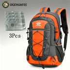 OGEHUAFEE Multi-functional Outdoor Hiking Backpack, Unisex Multi-purpose Bag, Lightweight Travel Hiking Luggage Storage Pack, Compatible with Stabilizing Trekking Poles