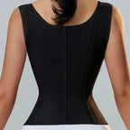 Body Shaper Shapewear Women Double Tummy Control Compression Waist Trainer Corset Adjustable Zipper and Hook-eyes Flat Belly