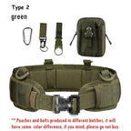 Tactical Padded Belt Airsoft CS Combat Molle Airsoft Girdle Duty Paintball Waist Belts War Game Hunting Accessories
