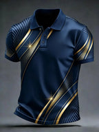 Men's 3D Print Golf Polo Shirt Short Sleeve Micro Elastic Polyester Outdoor Casual Summer Streetwear Daily Wear