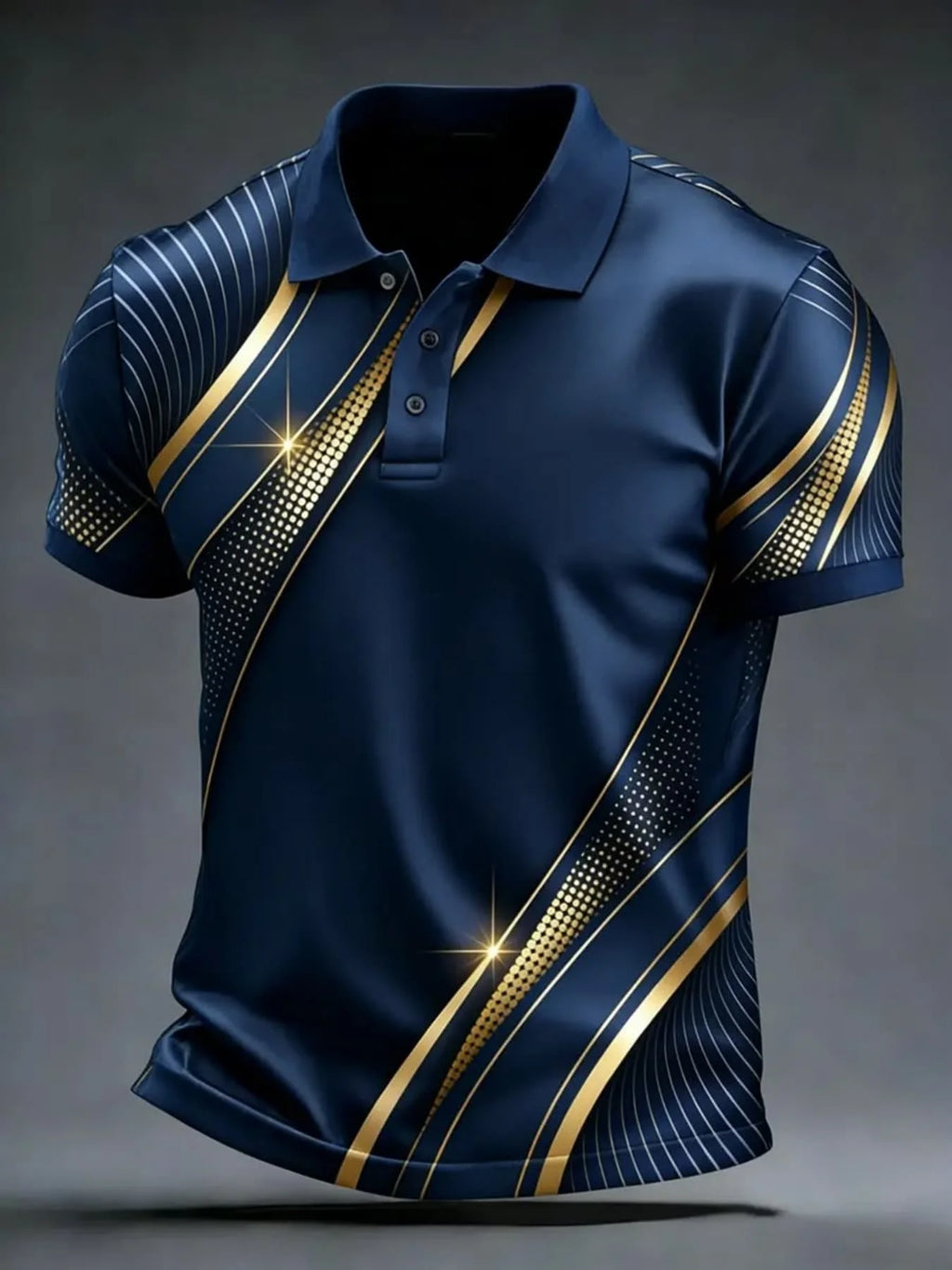 Men's 3D Print Golf Polo Shirt Short Sleeve Micro Elastic Polyester Outdoor Casual Summer Streetwear Daily Wear