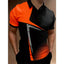New 3D Printed Colorful Striped Man Polo Shirts Geometric Color Block Pattern Men's Clothes Shirt Casual Lapel Short Sleeve Tops